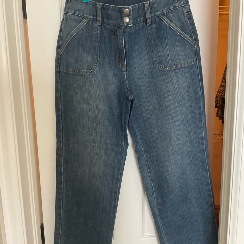 Talbots Cropped Denim Blue Jeans